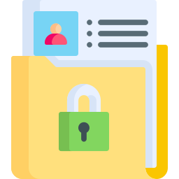 A document header with a lock icon