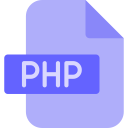A PHP elephant logo or a server with an update arrow