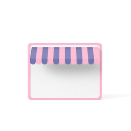 A shopping cart icon