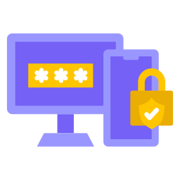 A phone with a key or a padlock icon